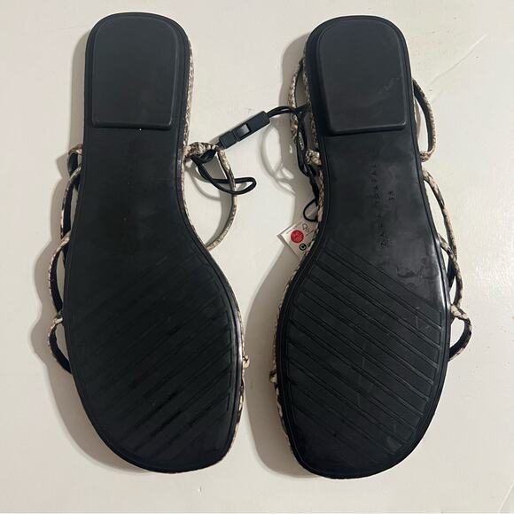 Zara Animal Print Flat Sandals Size 7.5 US - Picture 11 of 11